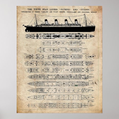 RMS Titanic Patent Poster