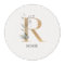 R Monogram Floral Personalized