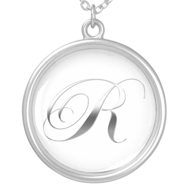 R Monogram Pendant (Front)