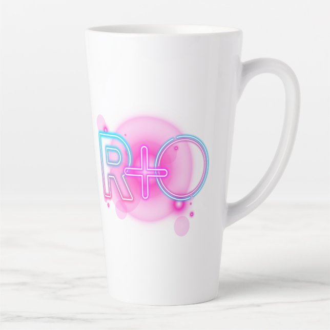 R & O (Riz & Lady O) Mystic Podcast Hosts  Latte Mug (Right)