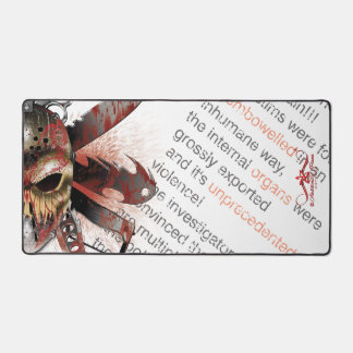 R. of H. Ripper of Halloween Desk Mat