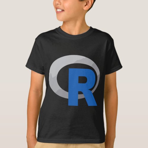 R Official Logo Programming Language T_Shirt