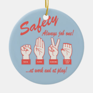 R-P-S-TS CERAMIC ORNAMENT