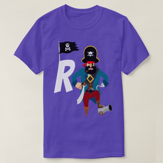 R Pirate Code Python Data Science Coding Programme T-Shirt (Design Front)