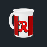 R Pitcher<br><div class="desc">This monogrammed pitcher is for anyone with the initial "R".</div>