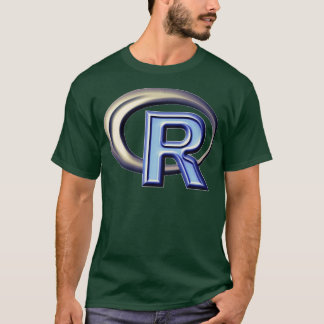 R programming language R logo T-Shirt