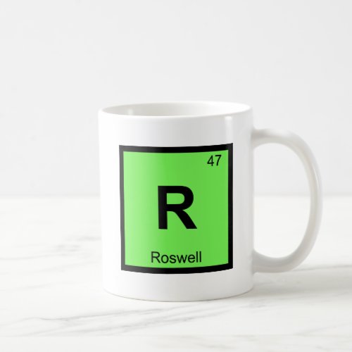 R _ Roswell New Mexico Chemistry Periodic Table Coffee Mug