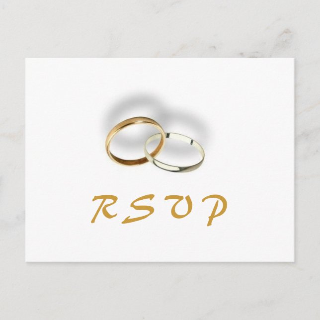 R S V P....Postcard Invitation Postcard (Front)