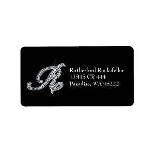 R script "Diamond Bling" Label