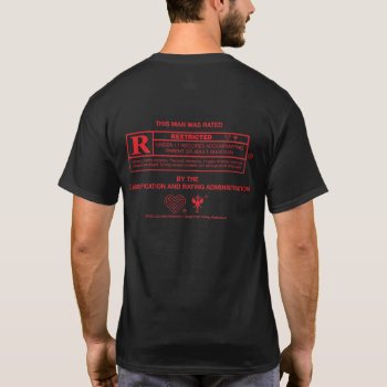 R-sign : Man - Red T-shirt by ZunoDesign at Zazzle