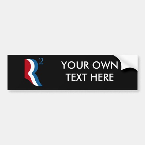 R SQUARED _ ROMNEY RICE _png Bumper Sticker