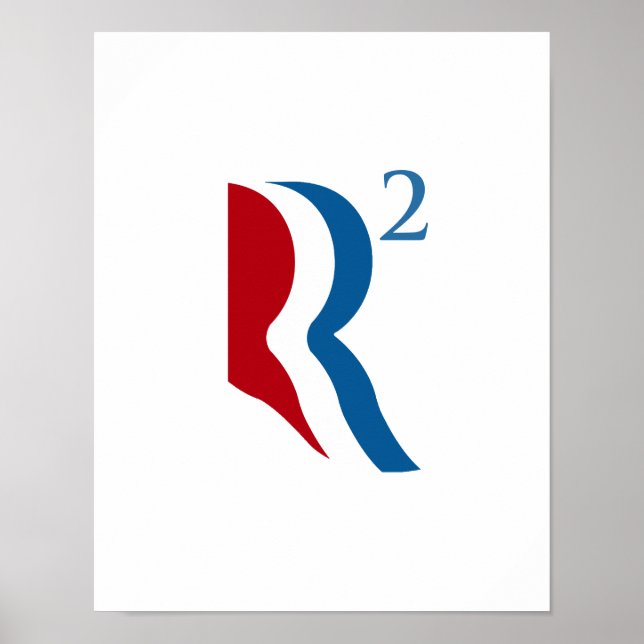 R SQUARED - ROMNEY RYAN 2012.png Poster (Front)