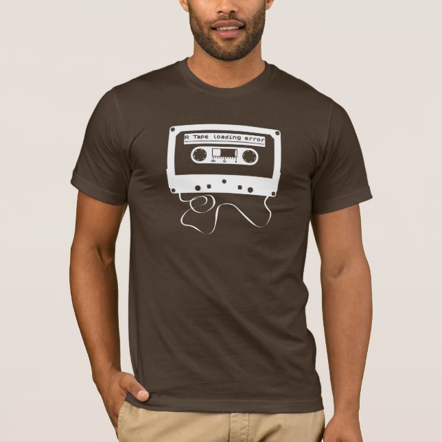 R Tape Loading Error-White T-Shirt (Front)