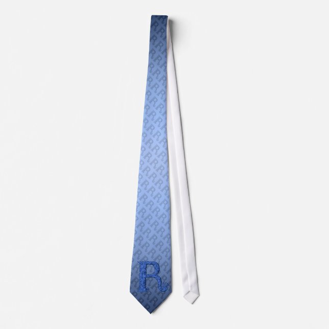 R - The Falck Alphabet (Blue) Tie (Front)