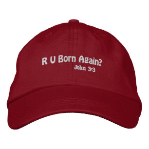 R U Born Again? Embroidered Baseball Cap