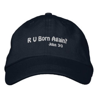 R U Born Again? Embroidered Baseball Cap