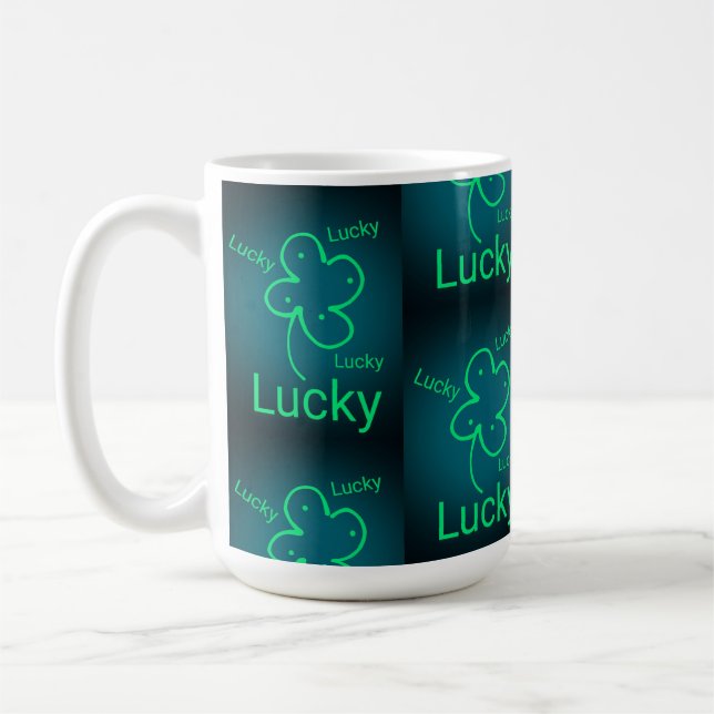 "R U Feeling Lucky" Mug (Left)