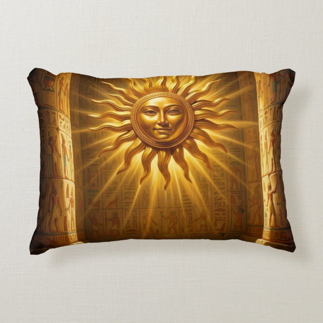 Ra – Ägyptischer Sonnengott´1 Accent Pillow (Front)