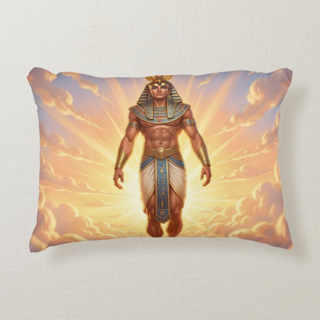 Ra – Ägyptischer Sonnengott´4 Accent Pillow (Front)