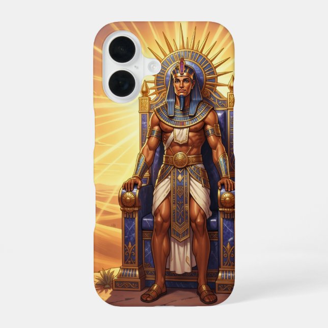 Ra - Egyptian Sun God iPhone Case (Back)