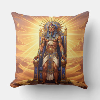Ra - Egyptian Sun God Throw Pillow
