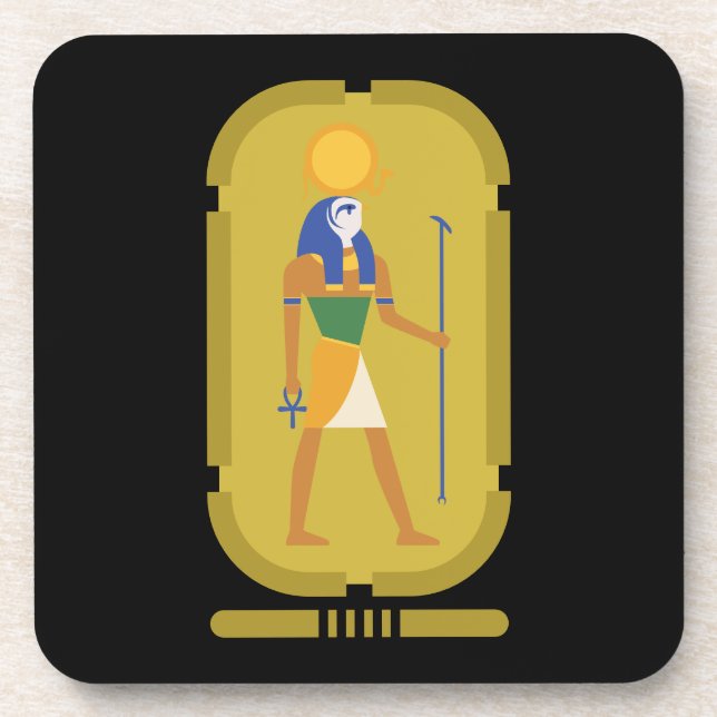 Ra God of The Sun  Beverage Coaster (Front)