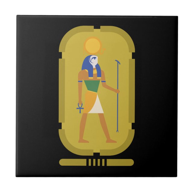 Ra God of The Sun Ceramic Tile (Front)