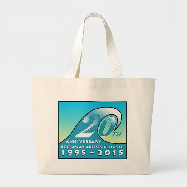 RAA 20th Anniversary Jumbo Tote Bag (Front)