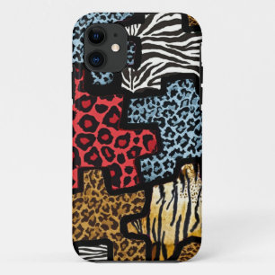 RAB Rockabilly Animal Print Puzzle iPhone 11 Case