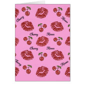 RAB Rockabilly Cherry Kisses on Pink (Front)