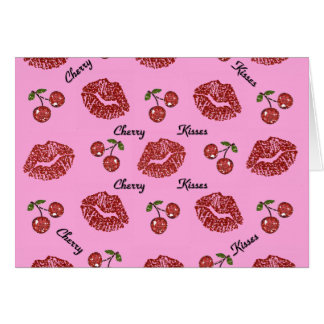 RAB Rockabilly Cherry Kisses on Pink Cards