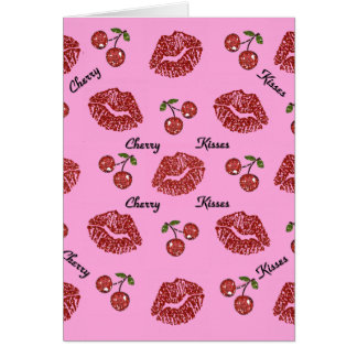 RAB Rockabilly Cherry Kisses on Pink Cards