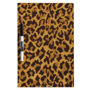 RAB Rockabilly Leopard Print Brown Gold Dry-Erase Board