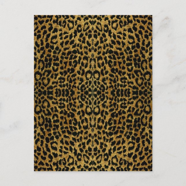 RAB Rockabilly Leopard Print Gifts Postcard (Front)