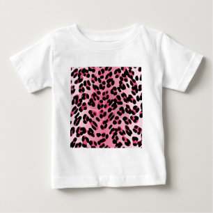 RAB Rockabilly Pink Cheetah Print Baby T-Shirt