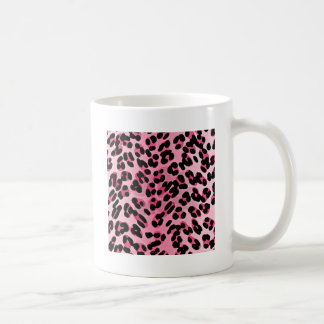 RAB Rockabilly Pink Cheetah Print Coffee Mug