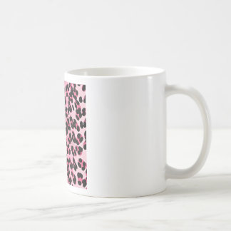 RAB Rockabilly Pink Cheetah Print Coffee Mug