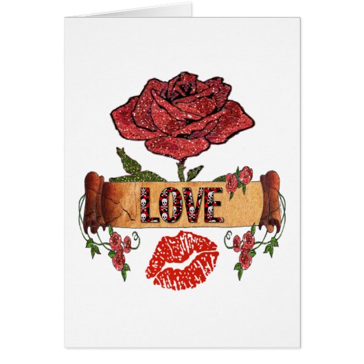 RAB Rockabilly Roses, Love & Lipstick Cards (Front)