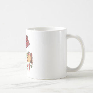 RAB Rockabilly Roses, Love & Lipstick Coffee Mug