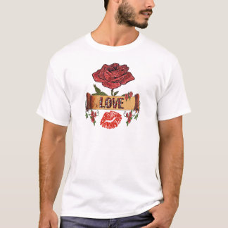 RAB Rockabilly Roses, Love & Lipstick T-Shirt