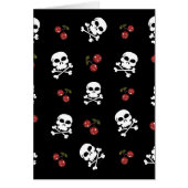 RAB Rockabilly Skulls and Cherries on Black (Front)
