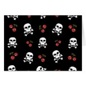 RAB Rockabilly Skulls and Cherries on Black (Front Horizontal)