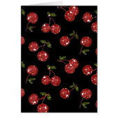 RAB Rockabilly Very Cherry Cherries On Black (Front)