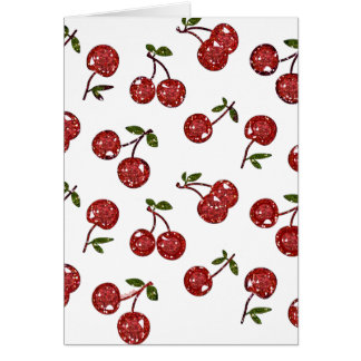 RAB Rockabilly Very Cherry Cherries On White