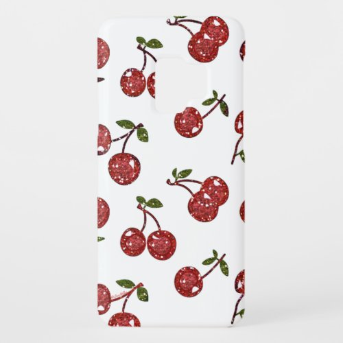 RAB Rockabilly Very Cherry Cherries On White Case_Mate Samsung Galaxy S9 Case