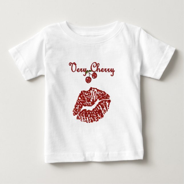RAB Rockabilly Very Cherry Kiss Baby T-Shirt (Front)