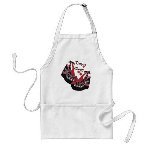 RAB Rockabilly Very Cherry Shoes Adult Apron