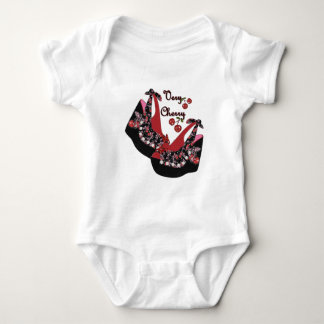 RAB Rockabilly Very Cherry Shoes Baby Bodysuit