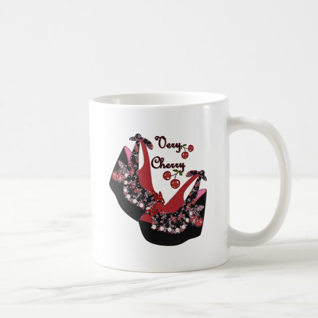 RAB Rockabilly Very Cherry Shoes Coffee Mug (Right)