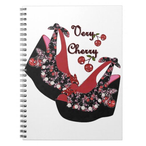 RAB Rockabilly Very Cherry Shoes Notebook
